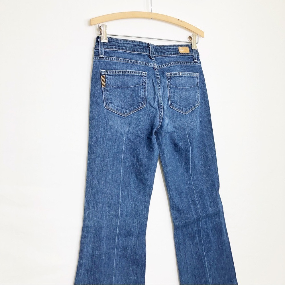 PAIGE Dark Blue Boot Cut Jeans - Picture 3 of 12